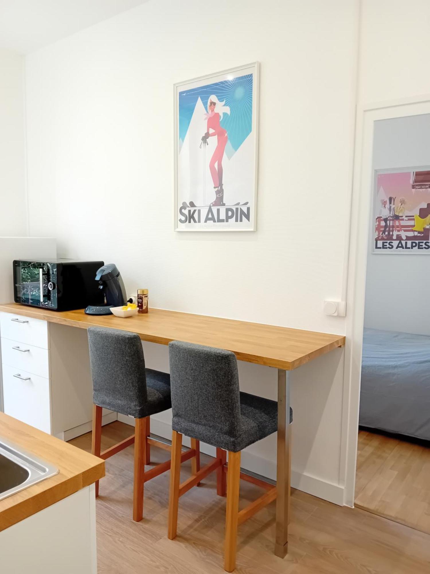 101 - Appart Renove Avec 1 Chambre Spacieuse - Tram Et Clinique Mutualiste A 1 Min Grenoble Buitenkant foto